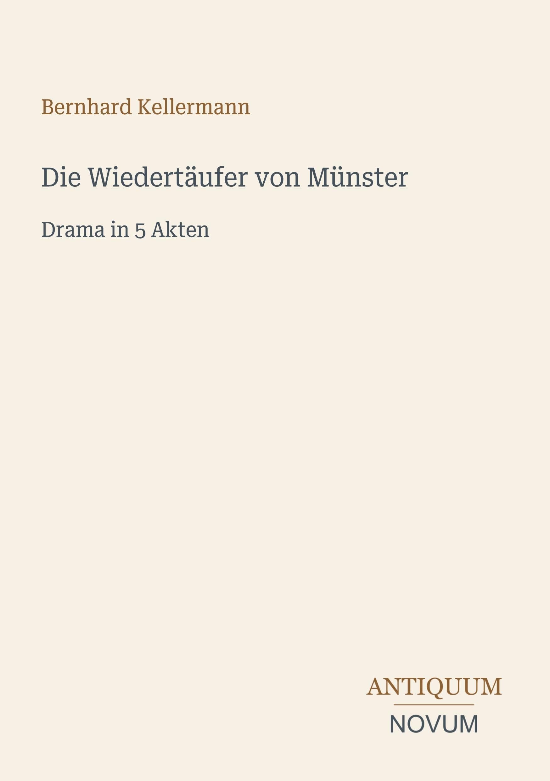 Die Wiedertäufer von Münster