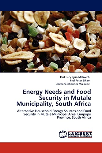 Energy Needs and Food Security in Mutale Municipality, South Africa: Alternative Household Energy Sources and Food Security in Mutale Municipal Area, Limpopo Province, South Africa