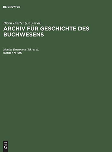 Archiv für Geschichte des Buchwesens: 1997