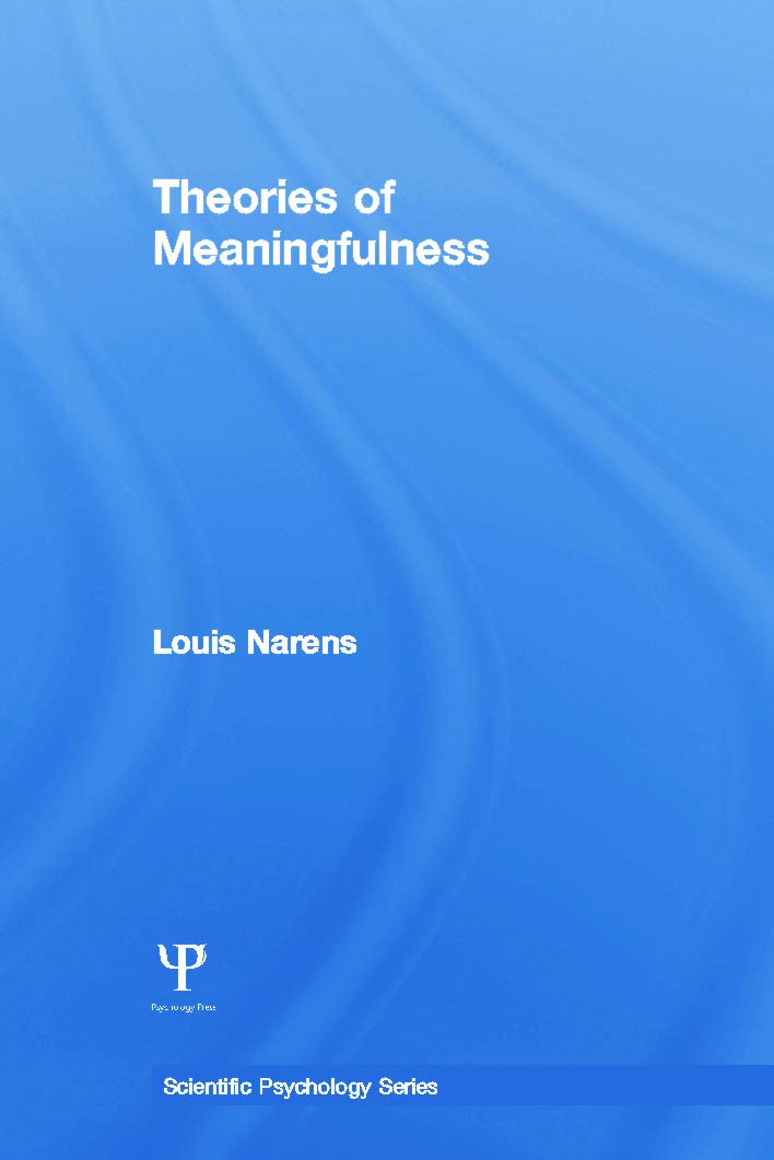 Theories of Meaningfulness (Scientific Psychology)