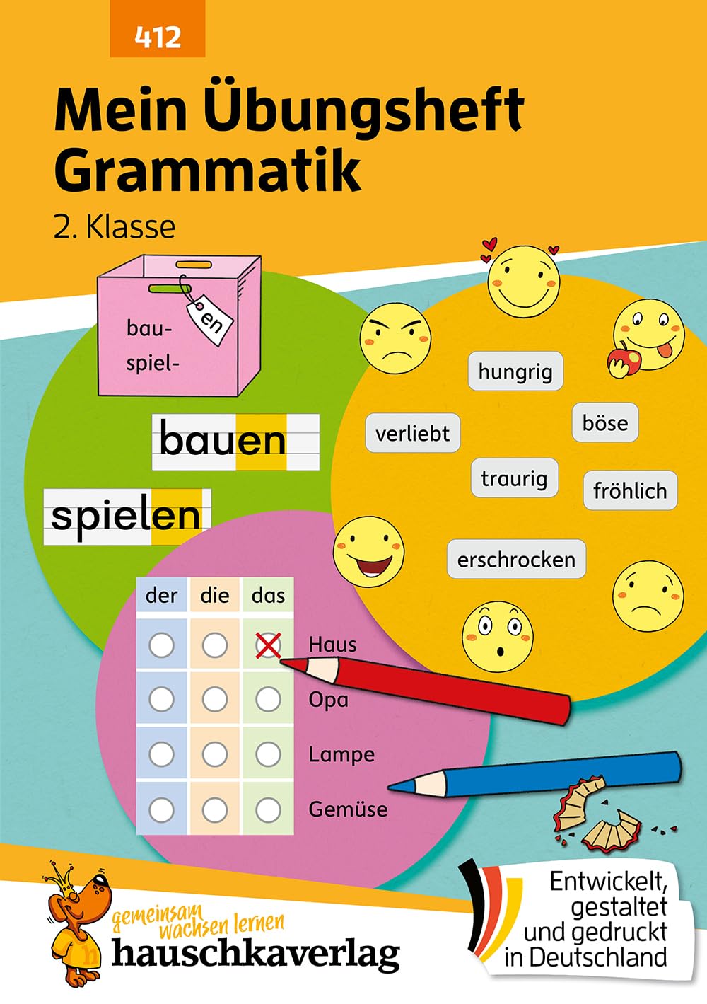 Mein Übungsheft Grammatik 2. Klasse: Lernhilfe Deutsch 2. Klasse