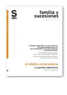 La pensión alimenticia. Extinción y suspensión (Cuaderno Jurídico Al detalle)