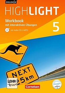 English G Highlight - Hauptschule: Band 5: 9. Schuljahr - Workbook mit CD und interaktiven Übungen