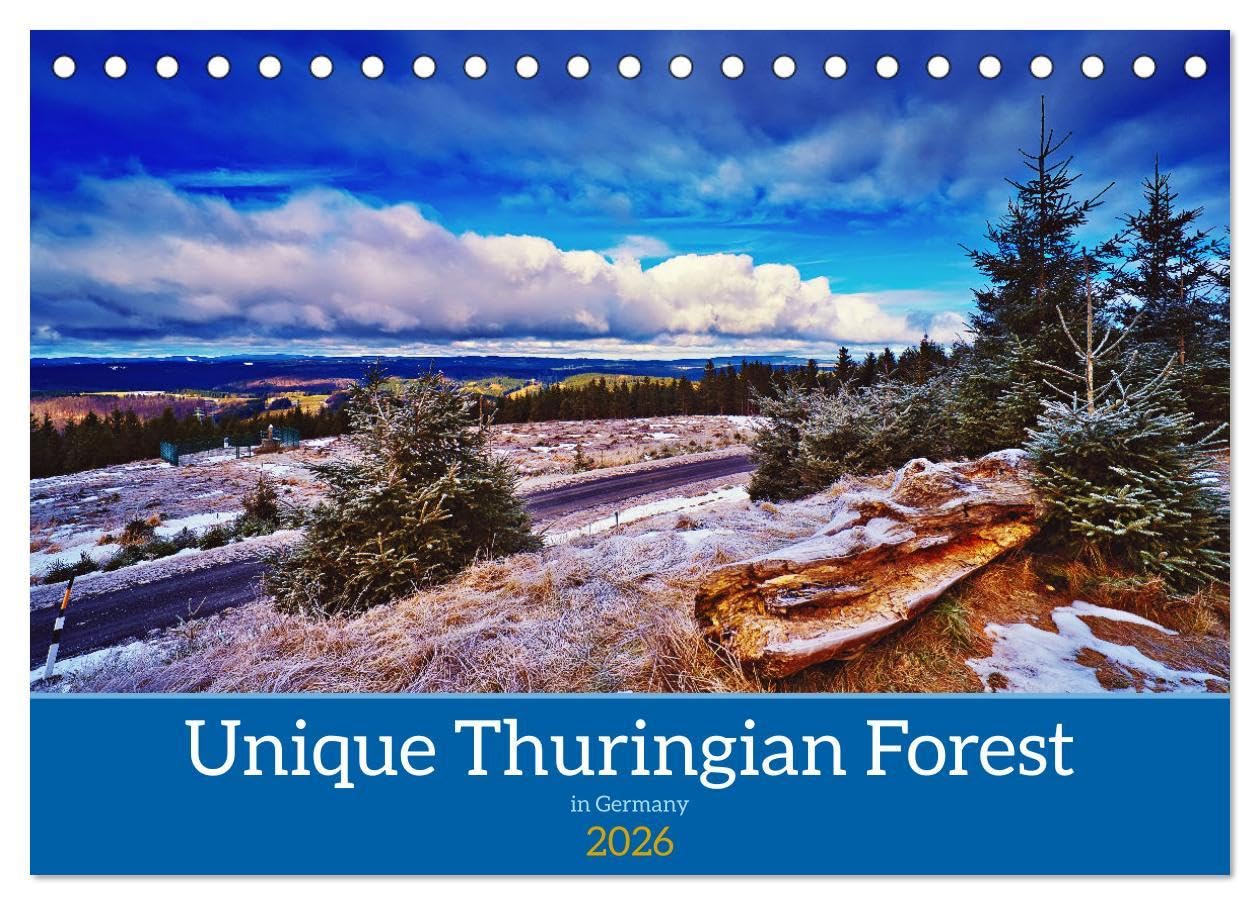 Unique Thuringian Forest (Desk Calendar 2026 DIN A5 landscape), CALVENDO 12 Month DeskCalendar: Insights into the landscapes of the Thuringian Forest