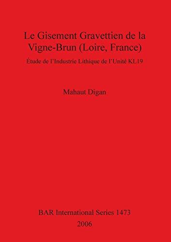 Le Gisement Gravettien de la Vigne-Brun (Loire, France): Étude de l'Industrie Lithique de l'Unité KL19 (British Archaeological Reports British Series, Band 1473)