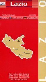 Lazio 1:250.000: Regional Map with Index