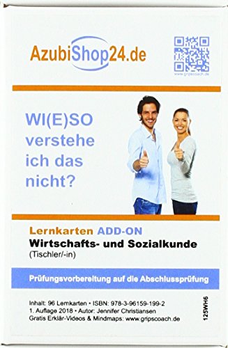 Lernkarten Wirtschafts- und Sozialkunde Tischler/-in Prüfungsvorbereitung Wiso Prüfung: Wiso Prüfungsvorbereitung Wirtschafts- und Sozialkunde Prüfung