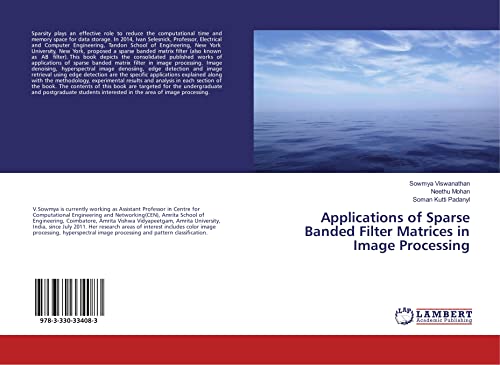 Applications of Sparse Banded Filter Matrices in Image Processing
