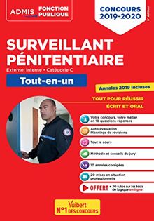 Surveillant pénitentiaire : externe, interne, catégorie C, tout-en-un : concours 2019-2020