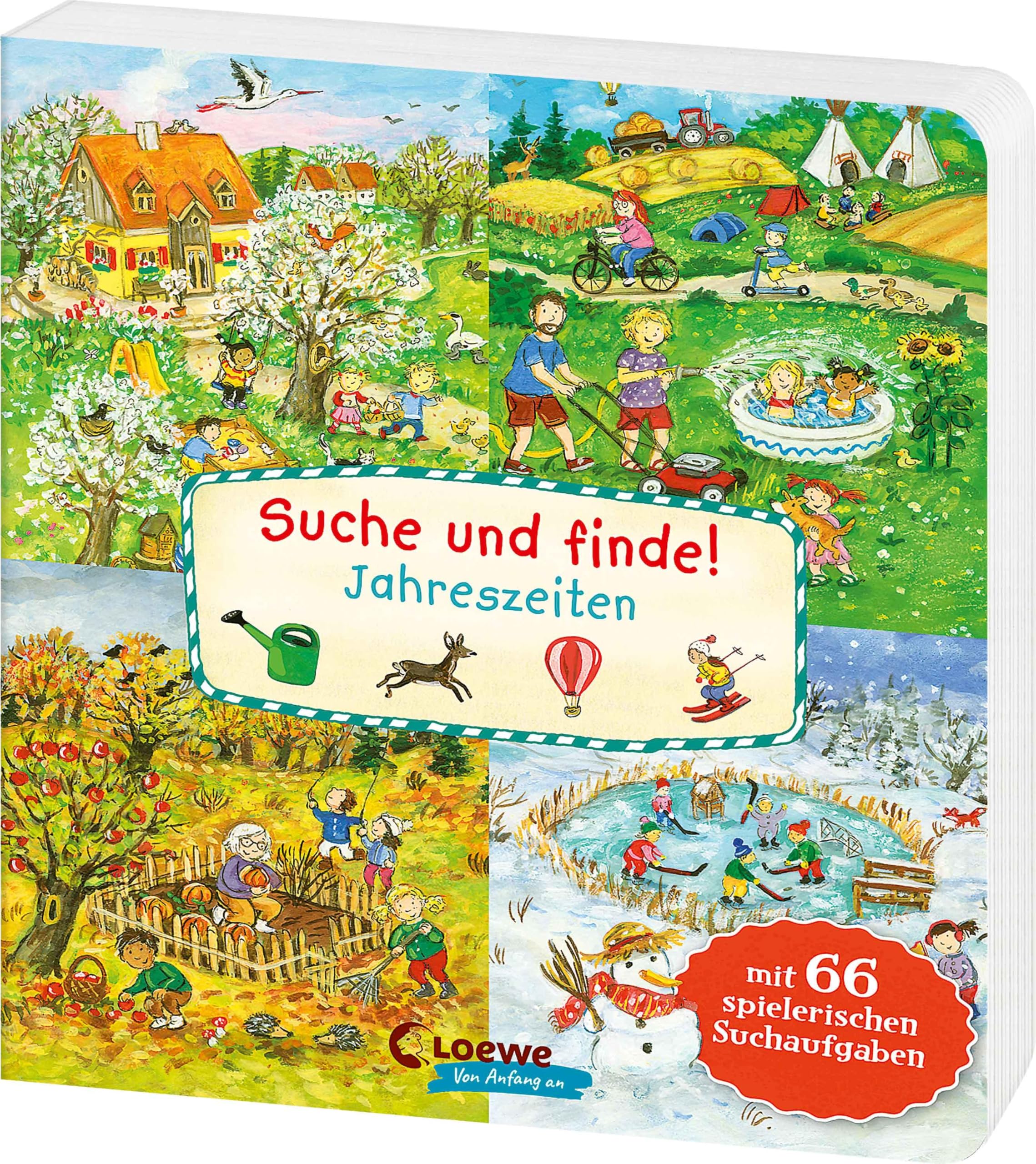 Suche und finde! Jahreszeiten: Wimmelbuch ab 2 Jahren mit 66 spannenden Suchaufgaben zum Entdecken