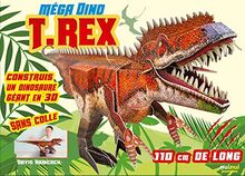 T.rex : construis un dinosaure géant en 3D sans colle : 110 cm de long