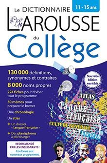 Le dictionnaire Larousse du collège, 11-15 ans