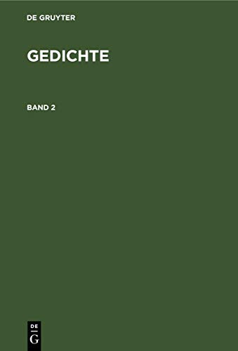 Friedrich Haug: Gedichte. Band 2: Bd. 2