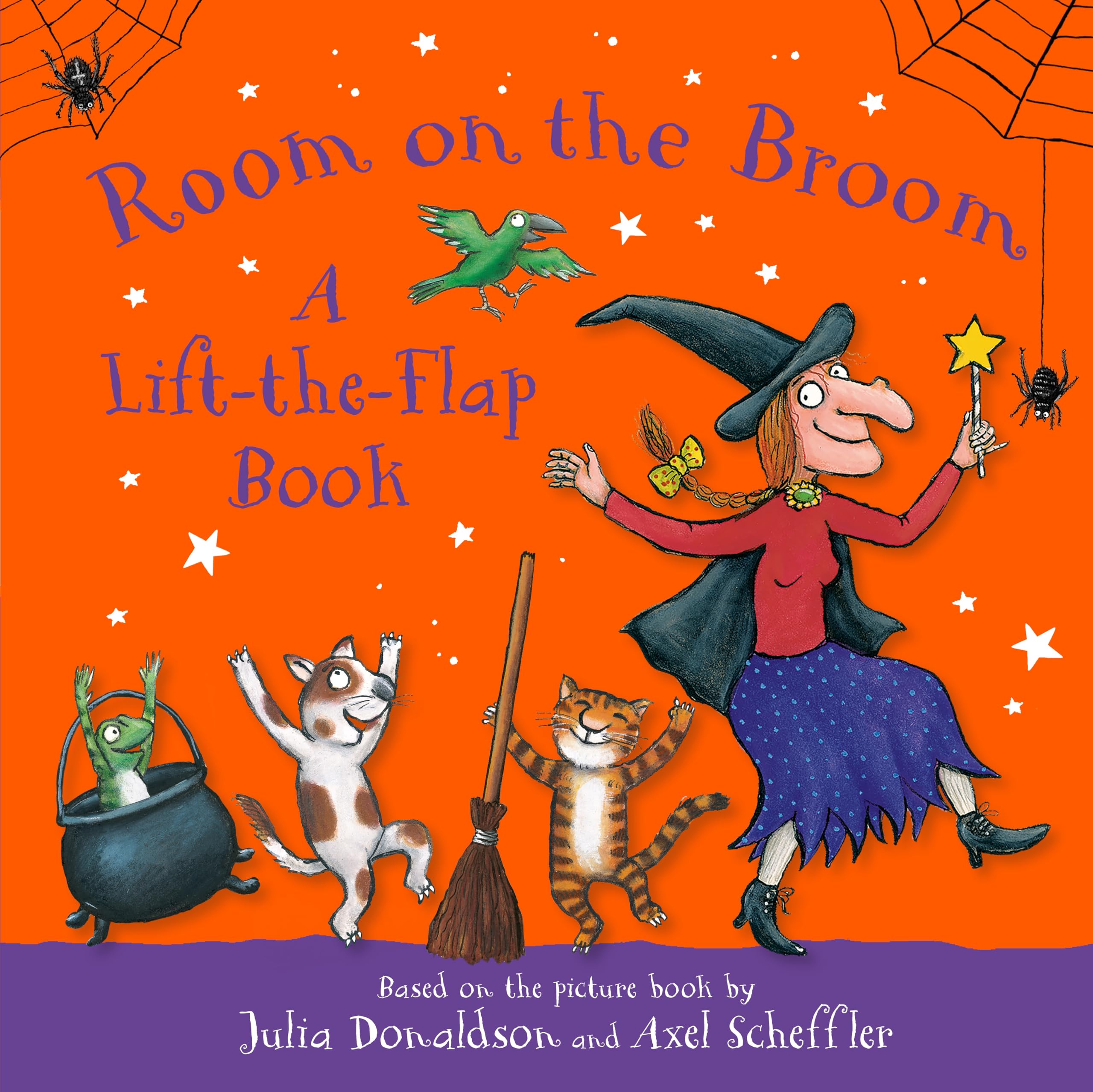 Julia Donaldson Room On The Broom, A Lift-the-Flap Book, With A Surprise Pop-up Ending, The Perfect Gift For Toddlers