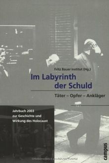 Im Labyrinth der Schuld: Täter - Opfer - Ankläger (Jahrbuch zur Geschichte und Wirkung des Holocaust)