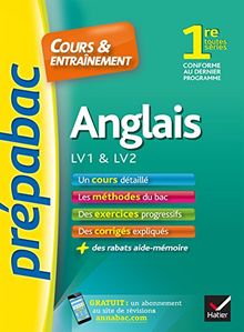 Anglais LV1 & LV2 1re toutes séries : cours & entraînement