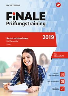 FiNALE Prüfungstraining Realschulabschluss Hessen: Mathematik 2019 Arbeitsbuch mit Lösungsheft und Lernvideos
