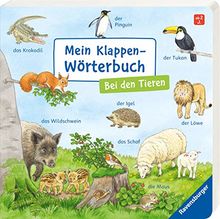 Mein Klappen-Wörterbuch: Bei den Tieren