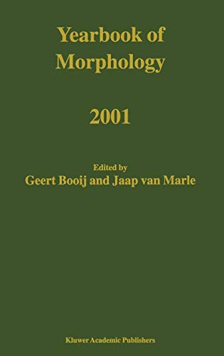 Yearbook of Morphology 2001