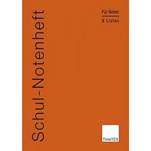 TimeTEX Schul-Notenheft A4