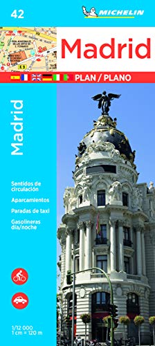Michelin Madrid Map 42: City Plans (Planos Michelin)