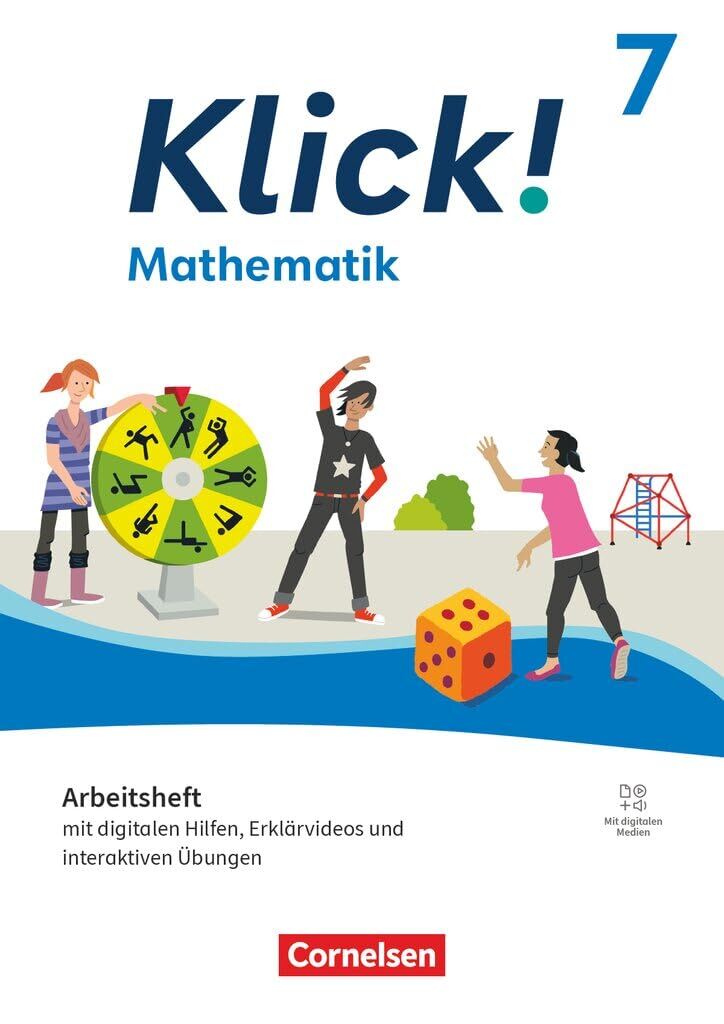 Klick! Mathematik 7. Schuljahr - Ausgabe ab 2024 - Arbeitsheft - Mit digitalen Medien