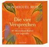 Die vier Versprechen: 48 Affirmations-Karten mit Leporello