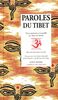Paroles Du Tibet (Collections Spiritualites)