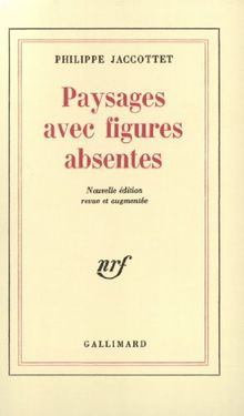 Paysages avec figures absentes