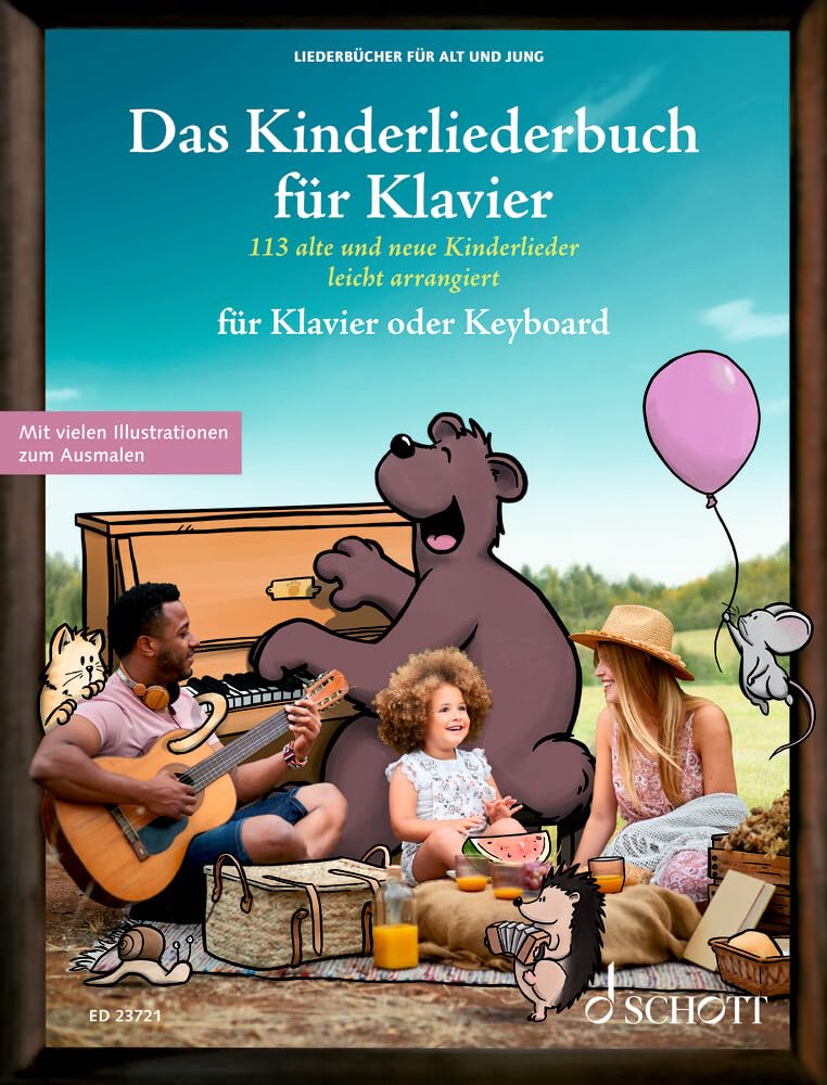 Das Kinderliederbuch für Klavier: 113 alte und neue Kinderlieder für die Kita und zuhause, leicht arrangiert für Klavier oder Keyboard - im großen ... Liederbuch. (Liederbücher für Alt und Jung)