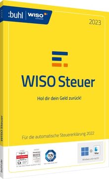 WISO Steuer 2023 (Steuerjahr 2022) Steuer Sparbuch, Mac, Start und Plus, für Windows, Mac, Smartphones und Tablets | Standard Verpackung