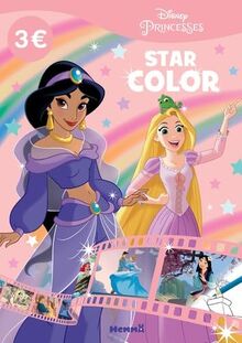 Disney princesses : Raiponce et Jasmine : star color