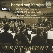 Johannes Brahms: Sinfonie Nr. 1 op. 68 / Schönberg: Verklärte Nach op. 4