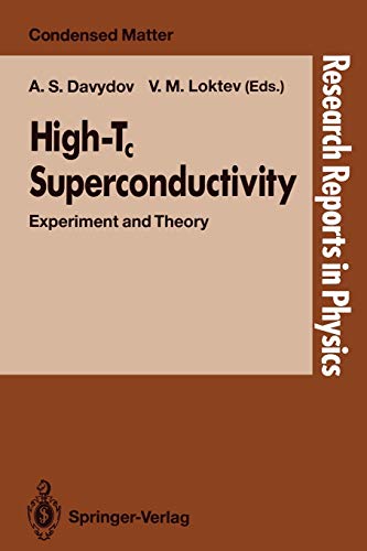 High-Tc Superconductivity: Experiment and Theory (Research Reports in Physics)