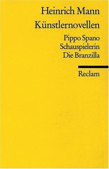 Künstlernovellen: Pippo Spano. Schauspielerin. Die Branzilla