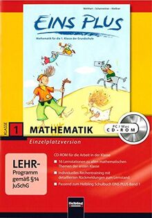 .1 : CD-ROM für die Arbeit in der KlasseEinzelplatzversion. Mathematik Klasse 1
