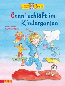 Conni-Bilderbücher: Conni schläft im Kindergarten