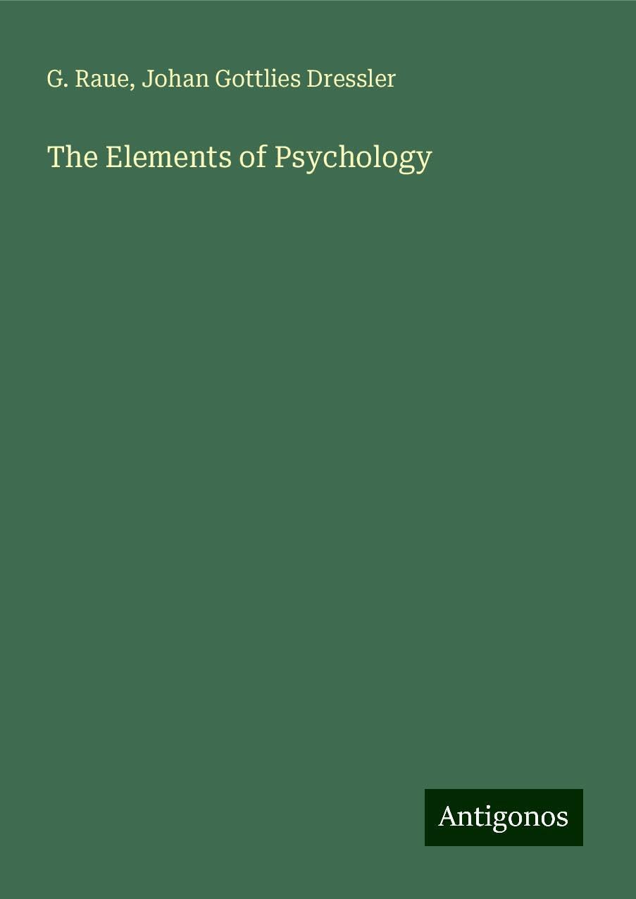 The Elements of Psychology