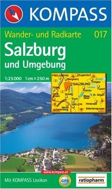 Salzburg und Umgebung: Wander- und Radkarte. GPS-genau. 1:25.000