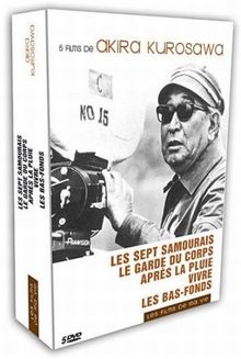 Coffret akira kurosawa : les sept samouraïs ; le garde du corps ; après la pluie ; vivre ; les bas-fonds [FR Import]