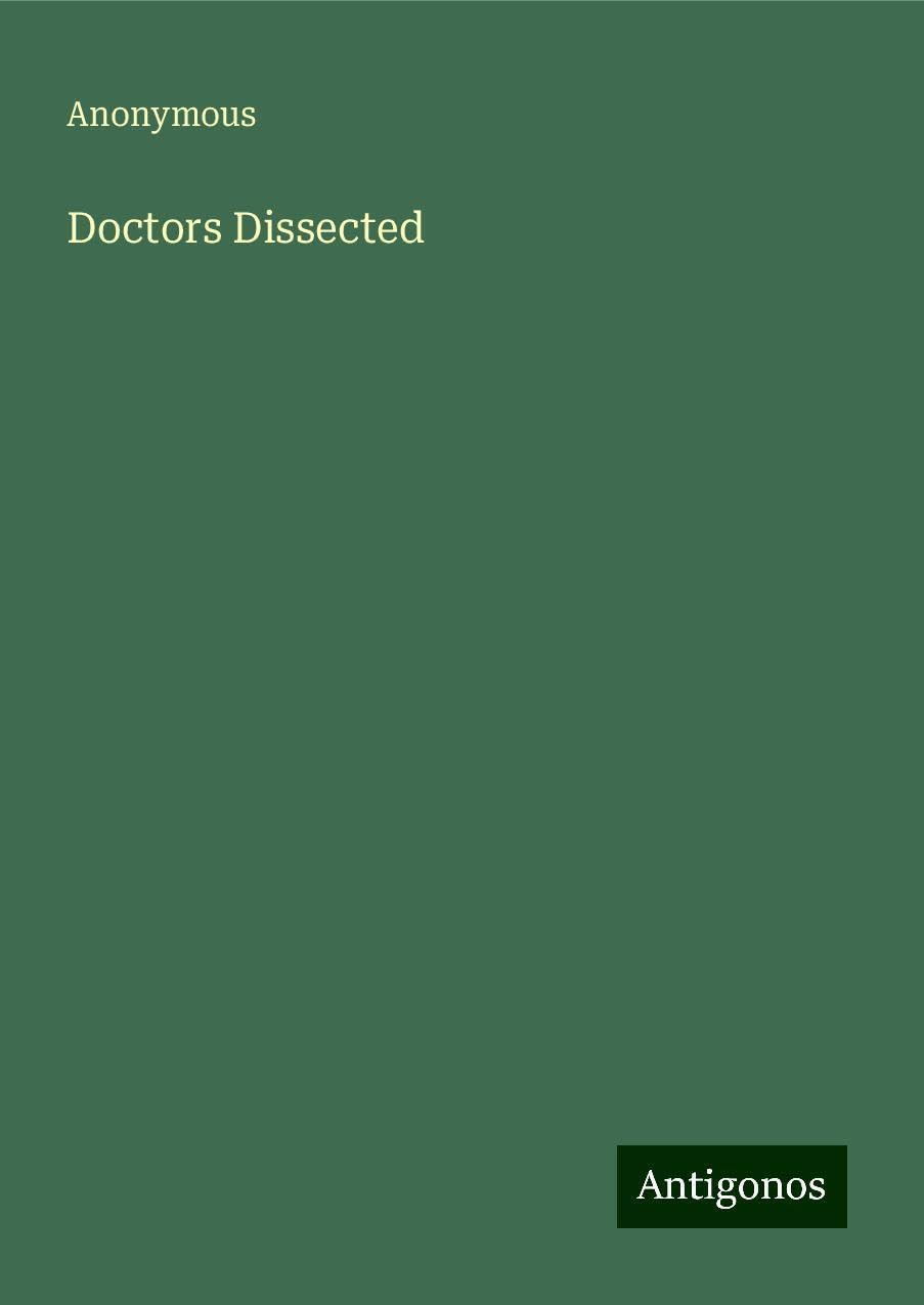 Doctors Dissected