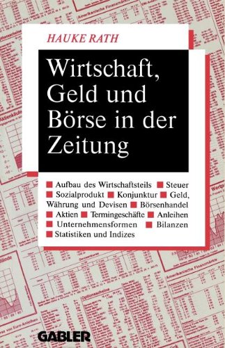Wirtschaft, Geld und Börse in der Zeitung