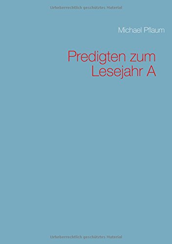 Predigten zum Lesejahr A