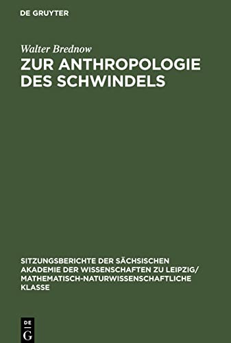 Zur Anthropologie des Schwindels