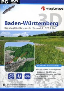 Baden-Württemberg 3D Süd Version 2.0