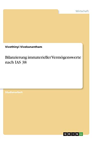 Bilanzierung immaterieller Vermögenswerte nach IAS 38