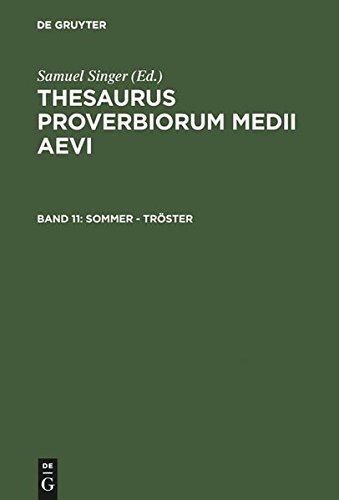 Thesaurus proverbiorum medii aevi