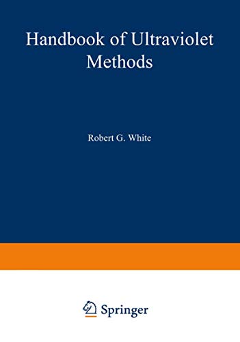 Handbook of Ultraviolet Methods