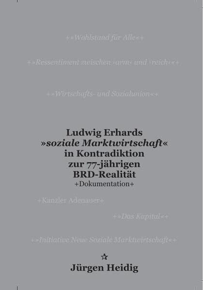 Heidig, Jürgen: Ludwig Erhards 'soziale Marktwirtschaft' in Kontradiktion zur 77-jährigen BRD-Realität +Dokumentation+