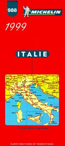 Michelin Map Italy (Michelin Map, 988)